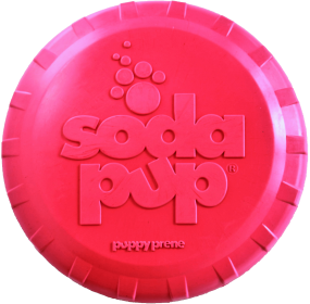 SP Puppy Bottle Top Flyer Durable Rubber Retrieving Frisbee for Puppies