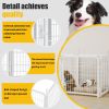 Dog Playpen 8 Panels 24" Height Heavy Duty Dog Fence Puppy Pen for Large Medium Small Dogs Indoor Outdoor Foldable Pet Exercise Pen