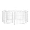 Dog Playpen Indoor 32 inch 8 Panels Metal Dog Pen Pet Dog Fence Outdoor Exercise Pen with Doors