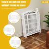 Dog Playpen Indoor 32 inch 8 Panels Metal Dog Pen Pet Dog Fence Outdoor Exercise Pen with Doors