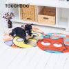 Touchdog Cartoon Sleepy Monster Rounded Cat and Dog Mat