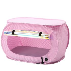 Pet Life 'Advent' Outdoor Series 3M Reflective 2-in-1 Durable Martingale Training Dog Leash and Collar (Color: Pink)