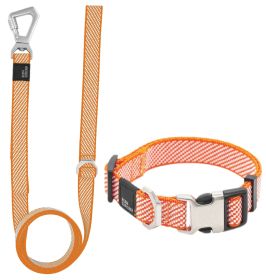 Pet Life 'The Outpack' Durable Oxford Nylon and Mesh Squeaking Plush Dog Toy (Color: Orange, size: medium)