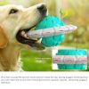 Pet Chew Toy Interactive Treat Toy Squeaky Bounce Toy with Rope for Aggressive Dog Chewers