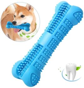 Pet Life Flex Series 2-in-1 Dual-Sided Slicker and Bristle Grooming Pet Brush (Color: Blue)